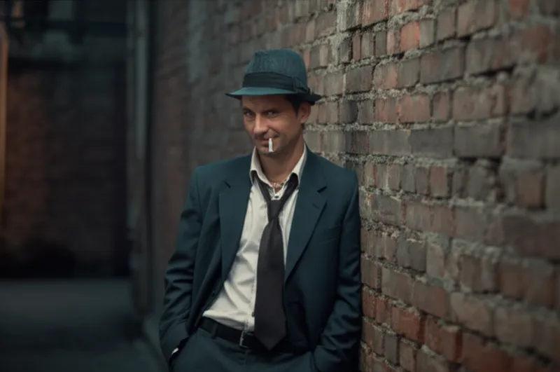 Illustration visuelle de raffish: Canaille, de mauvais genre, vulgaire - Image 1