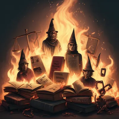 Illustration bonfire - Image 1
