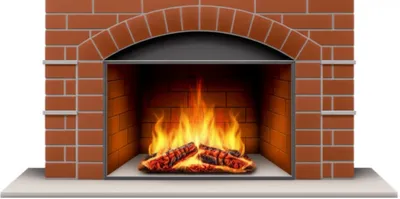 Illustration fireplace