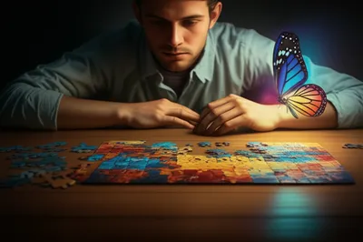 Illustration distracted