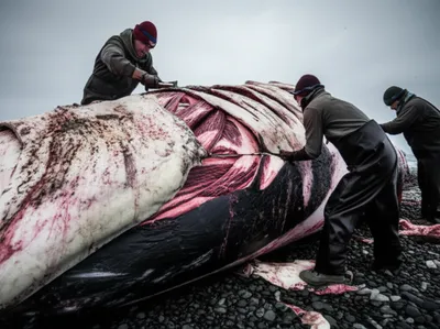 Illustration flensing