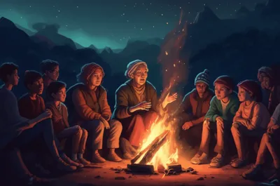 Illustration folktale