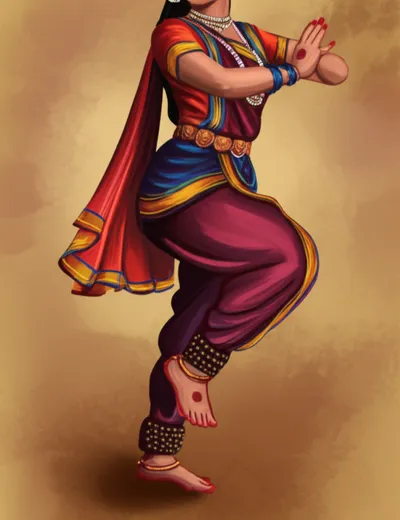 Illustration kathak