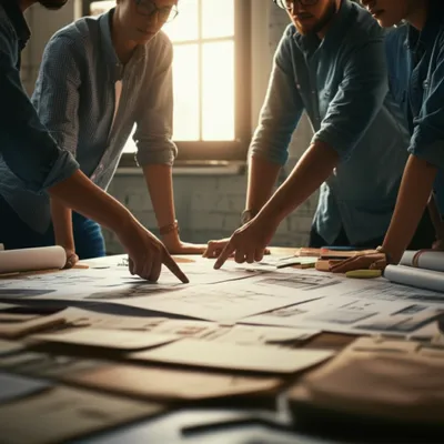 Illustration charrettes