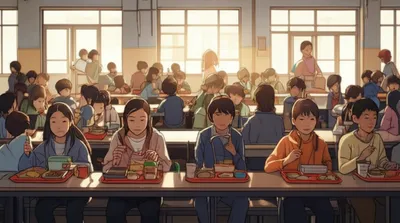 Illustration dinnertime - Image 1