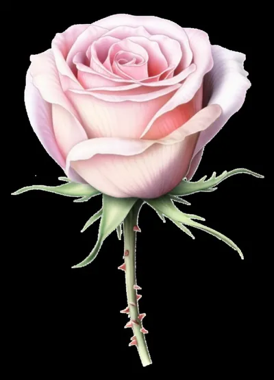 Illustration rose - Image 1