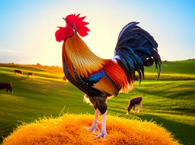 Illustration crowing - Image 1