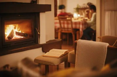 Illustration fireside - Image 1