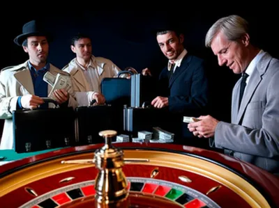 Illustration racketeer - Image 1