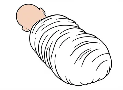 Illustration swaddling - Image 1