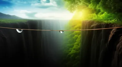 Illustration hairbreadth