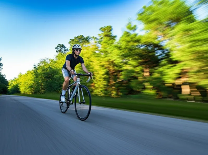 单词"cyclist"的视觉插图 - 骑自行车的人,自行车手。