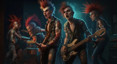 Illustration punkers - Image 1