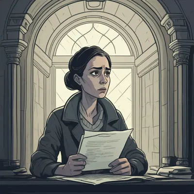 Illustration grieved - Image 1