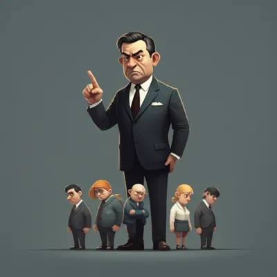 Illustration authoritarian - Image 1