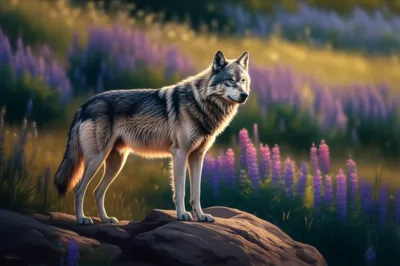 Illustration lupine - Image 1