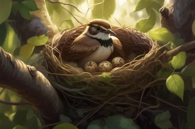 Illustration nestled - Image 1