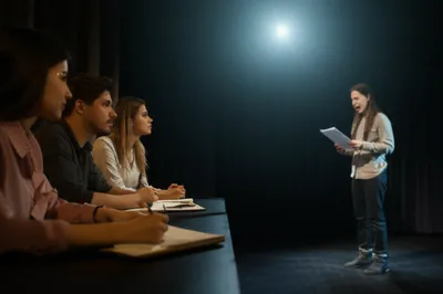 Illustration auditioning