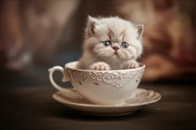 Illustration teacup - Image 1