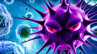 Illustration microbes