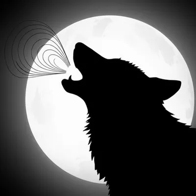 Illustration howling - Image 1