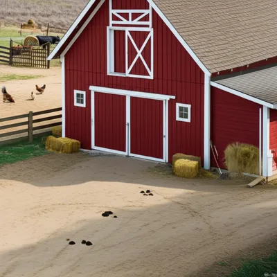 Illustration barnyard