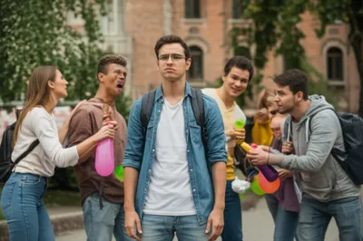 Illustration hazing - Image 1