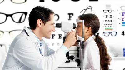 Illustration optometrist