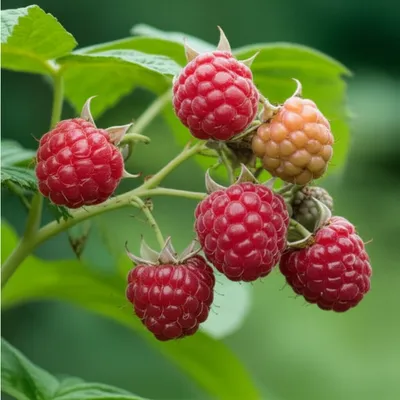 Illustration raspberries