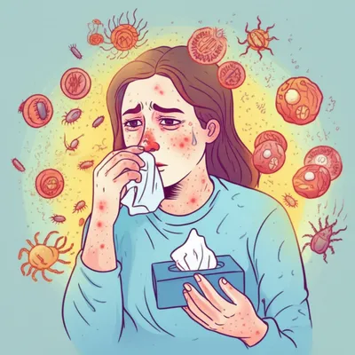 Illustration allergic
