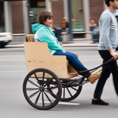 Illustration rickshaw