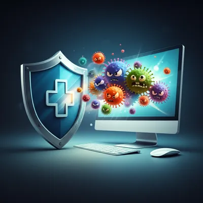 Illustration antivirus