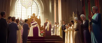 Illustration enthroned - Image 1