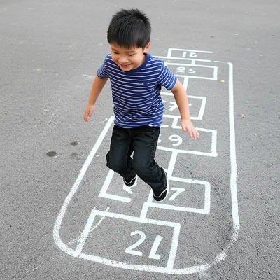 Illustration hopscotch - Image 1