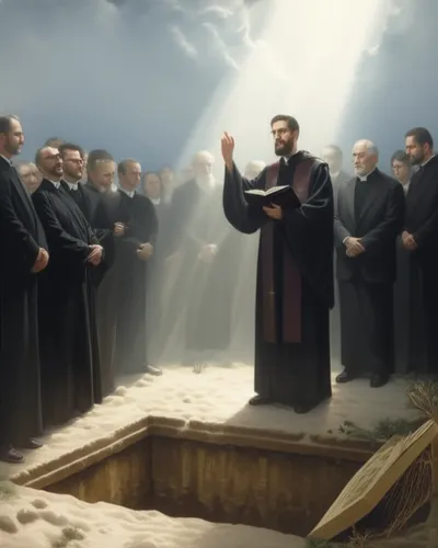 Illustration funeral - Image 1