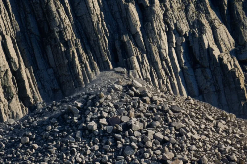 Illustration visuelle de talus: Talus, éboulis - Image 1