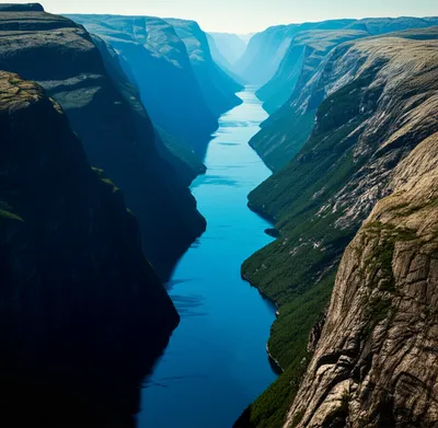 Illustration fjord - Image 1