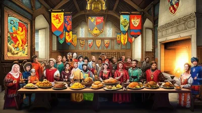 Illustration baronial