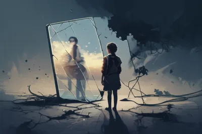 Illustration schizophrenia