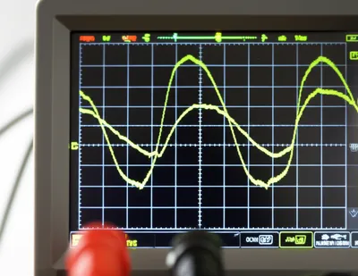 Illustration oscilloscope