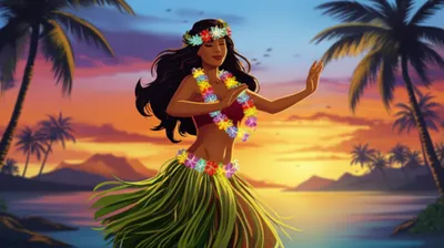 Illustration hula - Image 1