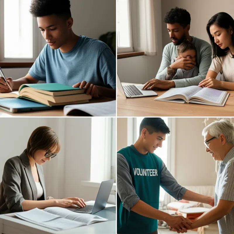 Illustration visuelle du mot « devoirs » - Obligations, tâches