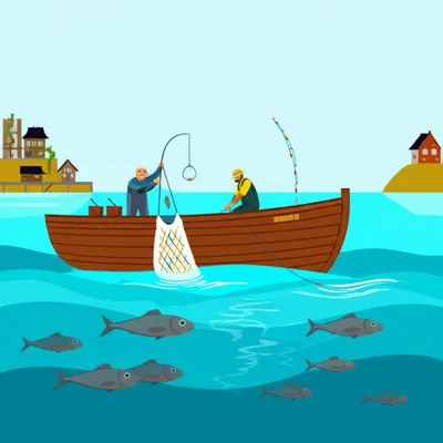 Illustration fishing - Image 1