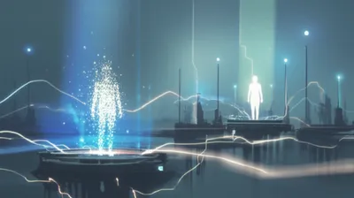 Illustration beaming - Image 1