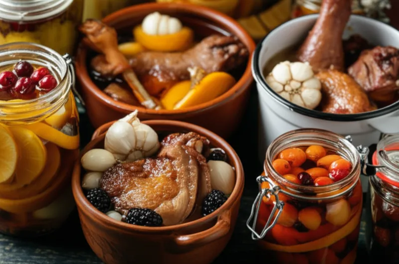 Ilustración visual de la palabra "confit" - Confit