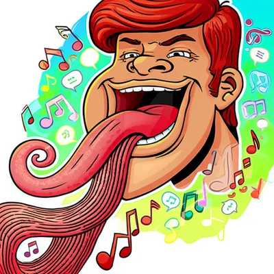 Illustration tongued - Image 1