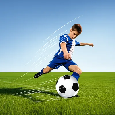 Illustration footballer