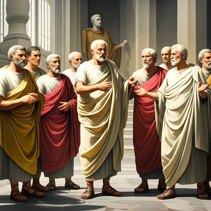 Ilustración visual de la palabra "patricians" - Patricios