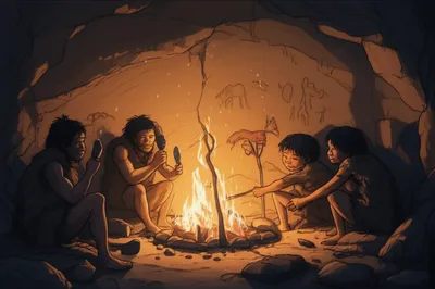 Illustration paleolithic