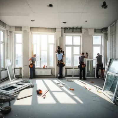 Illustration windowed